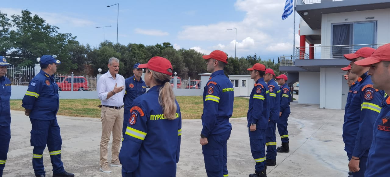 Σε Δυτική Ελλάδα και Πελοπόννησο ο Ευ. Τουρνάς – Ευρεία σύσκεψη στην Πάτρα με Διοικητές Πυροσβεστικών Υπηρεσιών