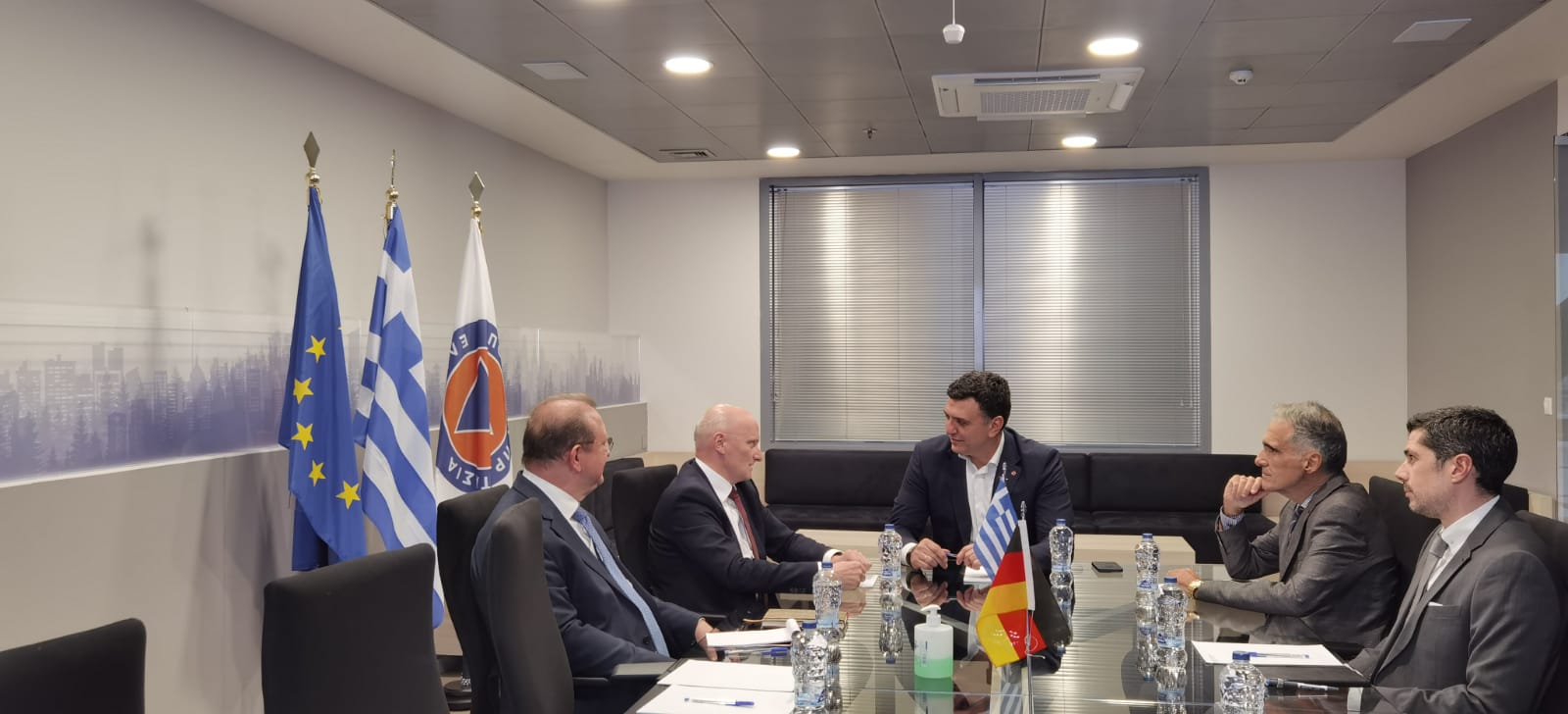 en Minister Vassilis Kiklias held a constructive meeting with the Ambassador of Germany in Greece Andreas Kindl - Civilprotection.gov.gr