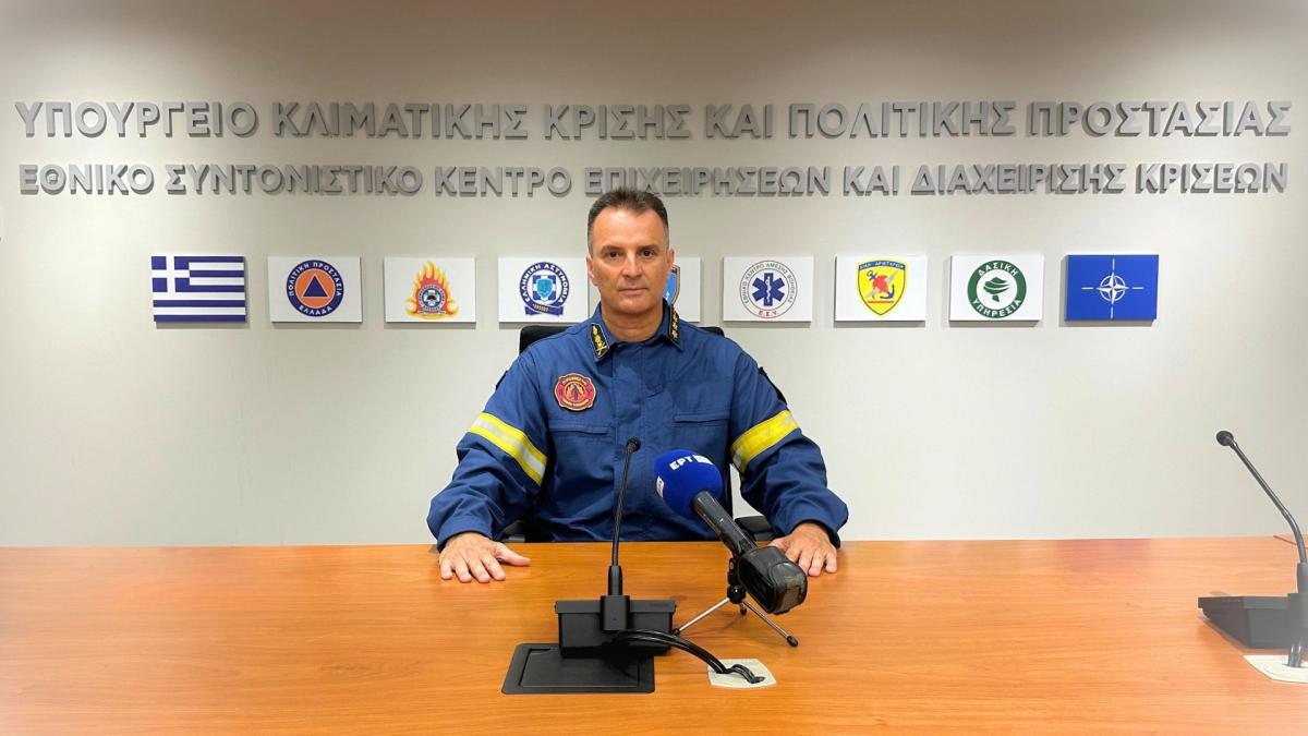 Update on the Wildfires from the Fire Service Spokesperson, Fire Colonel Vassilios Vathrakogiannis