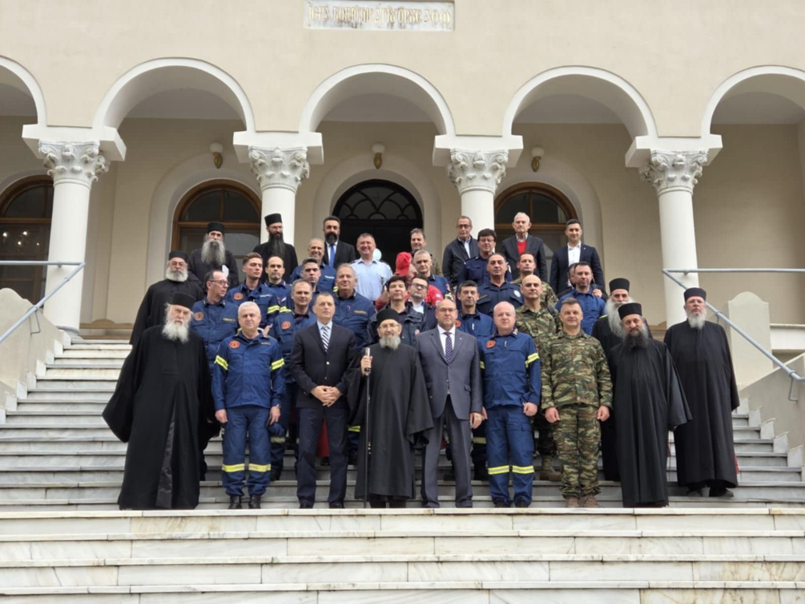 Ευρεία Σύσκεψη υπό τον Γενικό Γραμματέα Πολιτικής Προστασίας, Νίκο Παπαευσταθίου, για την αντιπυρική περίοδο στο Άγιο Όρος