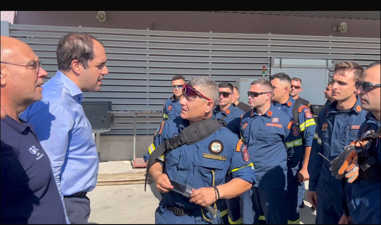 Σύσκεψη Συντονιστικού Οργάνου Πολιτικής Προστασίας υπό τον Υπουργό Κλιματικής Κρίσης και Πολιτικής Προστασίας Γιάννη Κεφαλογιάννη στη Χίο 