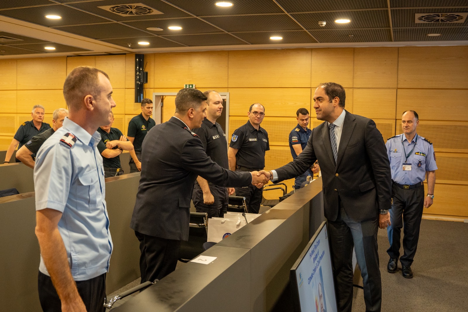 Χαιρετισμός Υπουργού Κλιματικής Κρίσης και Πολιτικής Προστασίας Γιάννη Κεφαλογιάννη στην υποδοχή των Ευρωπαίων Αρχηγών Αποστολών του προγράμματος Pre-Positioning