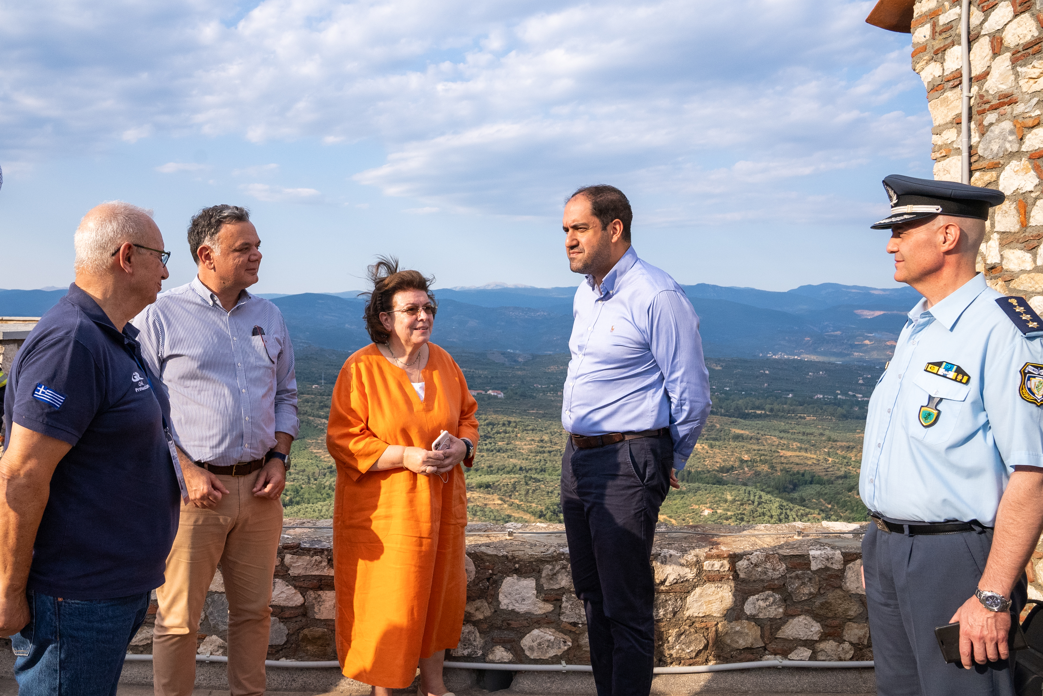 Άσκηση ετοιμότητας «ΠΕΡΙΒΛΕΠΤΟΣ 2025» για την αντιμετώπιση δασικής πυρκαγιάς στον Αρχαιολογικό Χώρο του Μυστρά παρουσία των Υπουργών Κλιματικής Κρίσης και Πολιτικής Προστασίας Γιάννη Κεφαλογιάννη και Πολιτισμού Λίνας Μενδώνη
