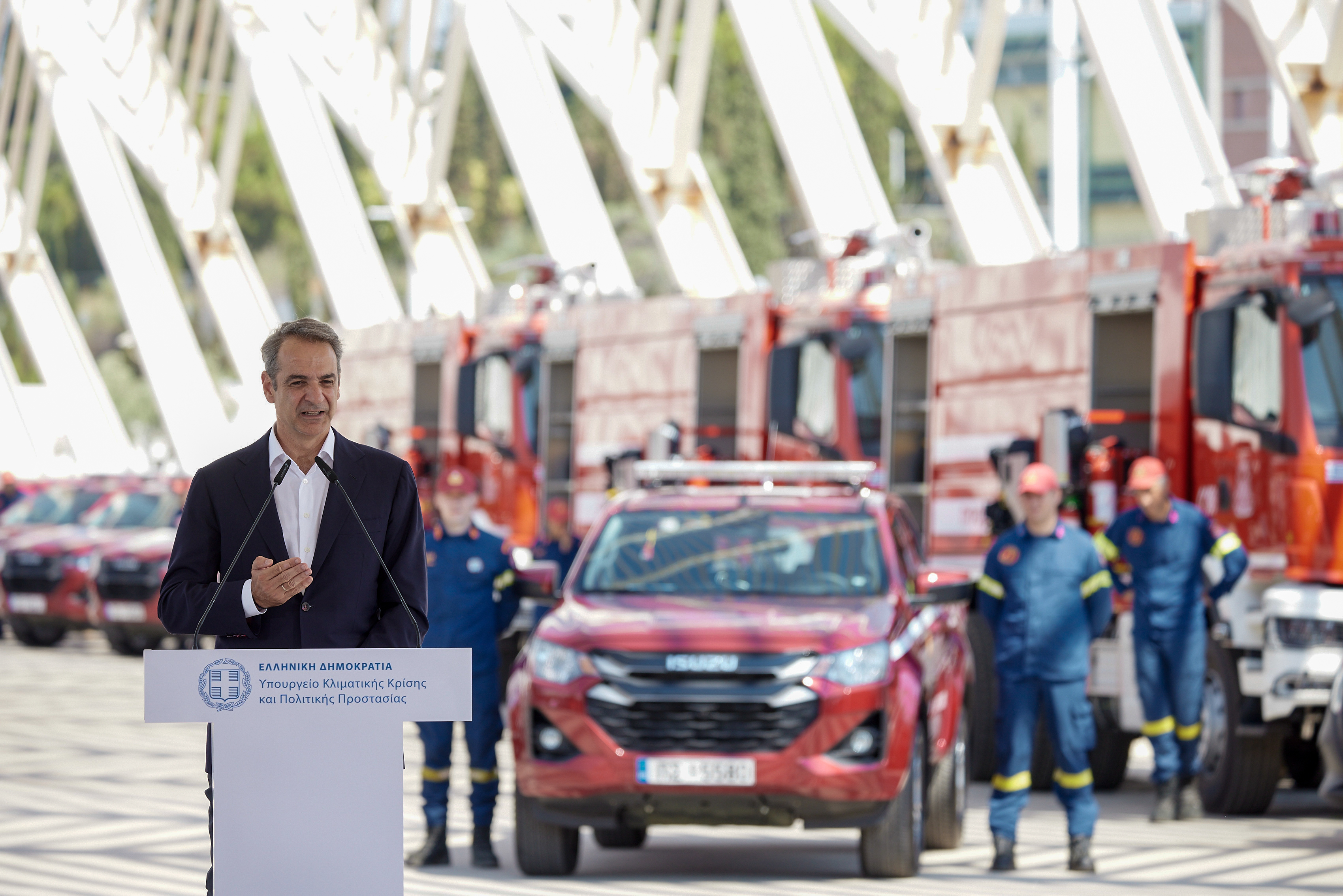 Εκδήλωση παραλαβής οχημάτων Πυροσβεστικού Σώματος –   Γιάννης Κεφαλογιάννης: Η Πολιτική Προστασία αλλάζει μορφή, λειτουργία, φιλοσοφία