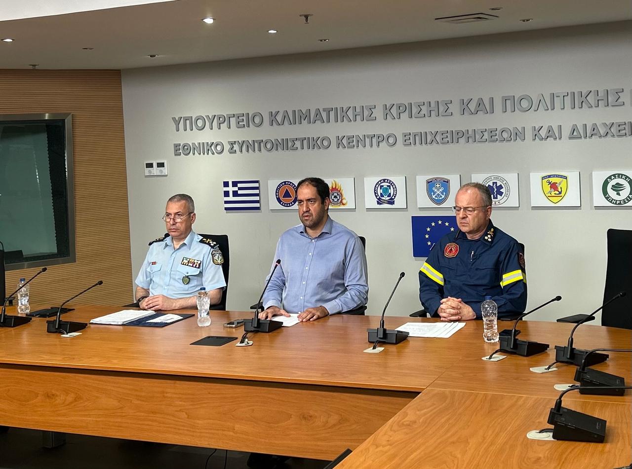Δήλωση Υπουργού Κλιματικής Κρίσης και Πολιτικής Προστασίας Γιάννη Κεφαλογιάννη