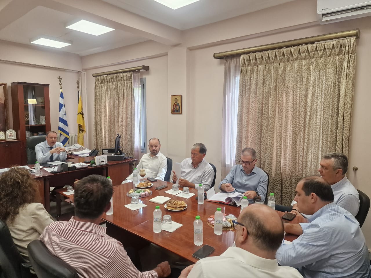 Επίσκεψη Υφυπουργού Κλιματικής Κρίσης & Πολιτικής Προστασίας, Κώστα Κατσαφάδου, στην Π.Ε. Καρδίτσας 