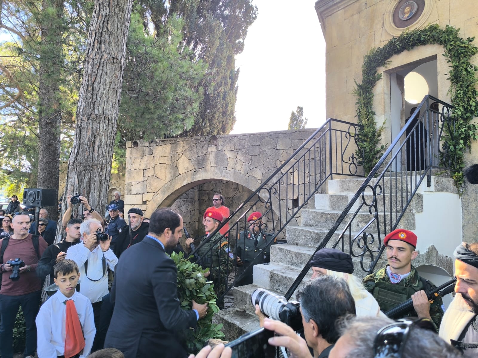 Εορτασμός της 159ης Επετείου Ολοκαυτώματος της Ιεράς Μονής Αρκαδίου στο Ρέθυμνο