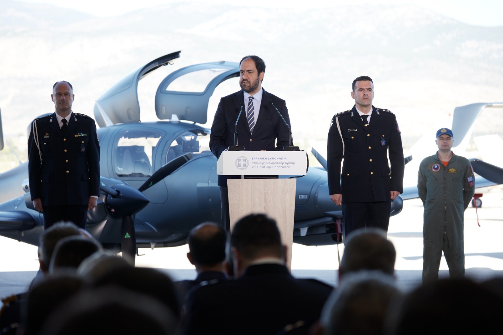 Παραλαβή αεροσκαφών ISR του Πυροσβεστικού Σώματος - Κεφαλογιάννης: «Η Πολιτική Προστασία αποκτά τα δικά της "μάτια" στον ουρανό»