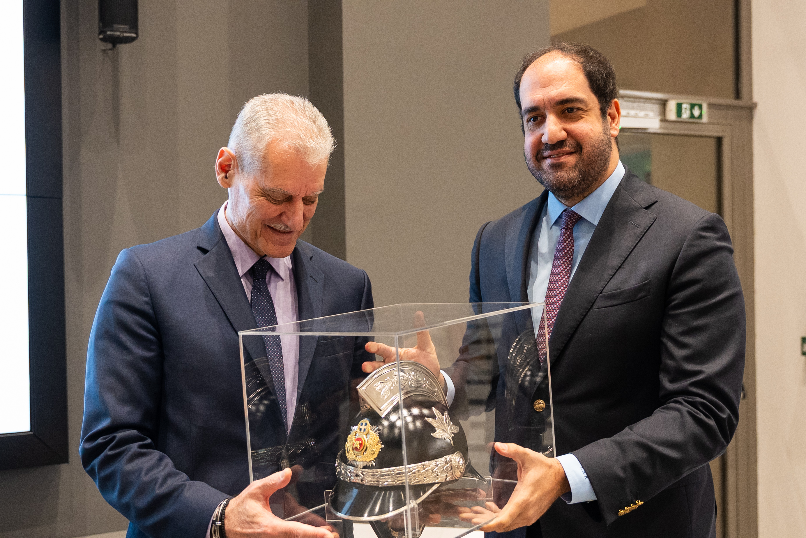 Τελετή Αποχώρησης Υφυπουργού Κλιματικής Κρίσης και Πολιτικής Προστασίας κ. Ευάγγελου Τουρνά