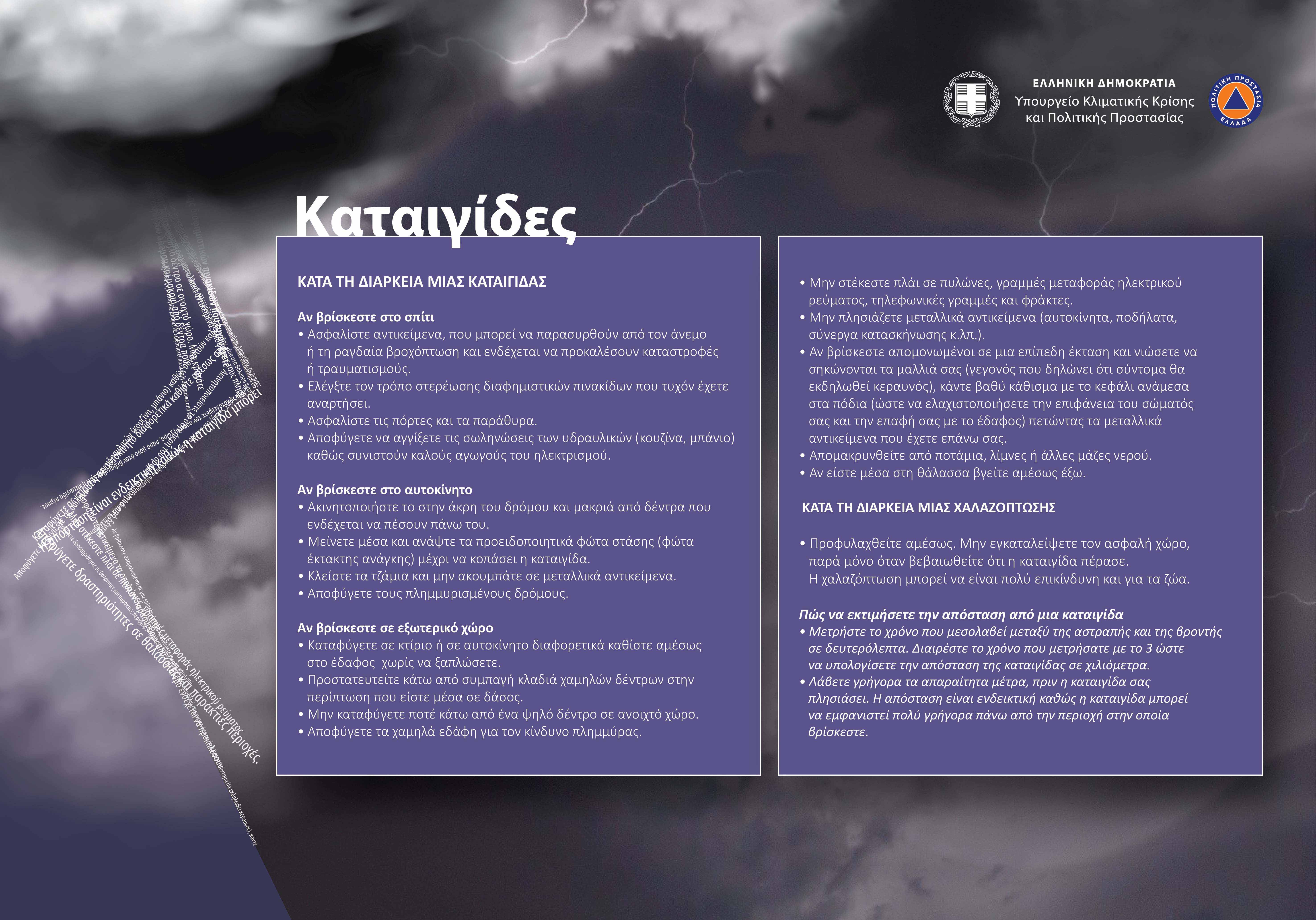 επικαιροποιηση δελτιου καιρου