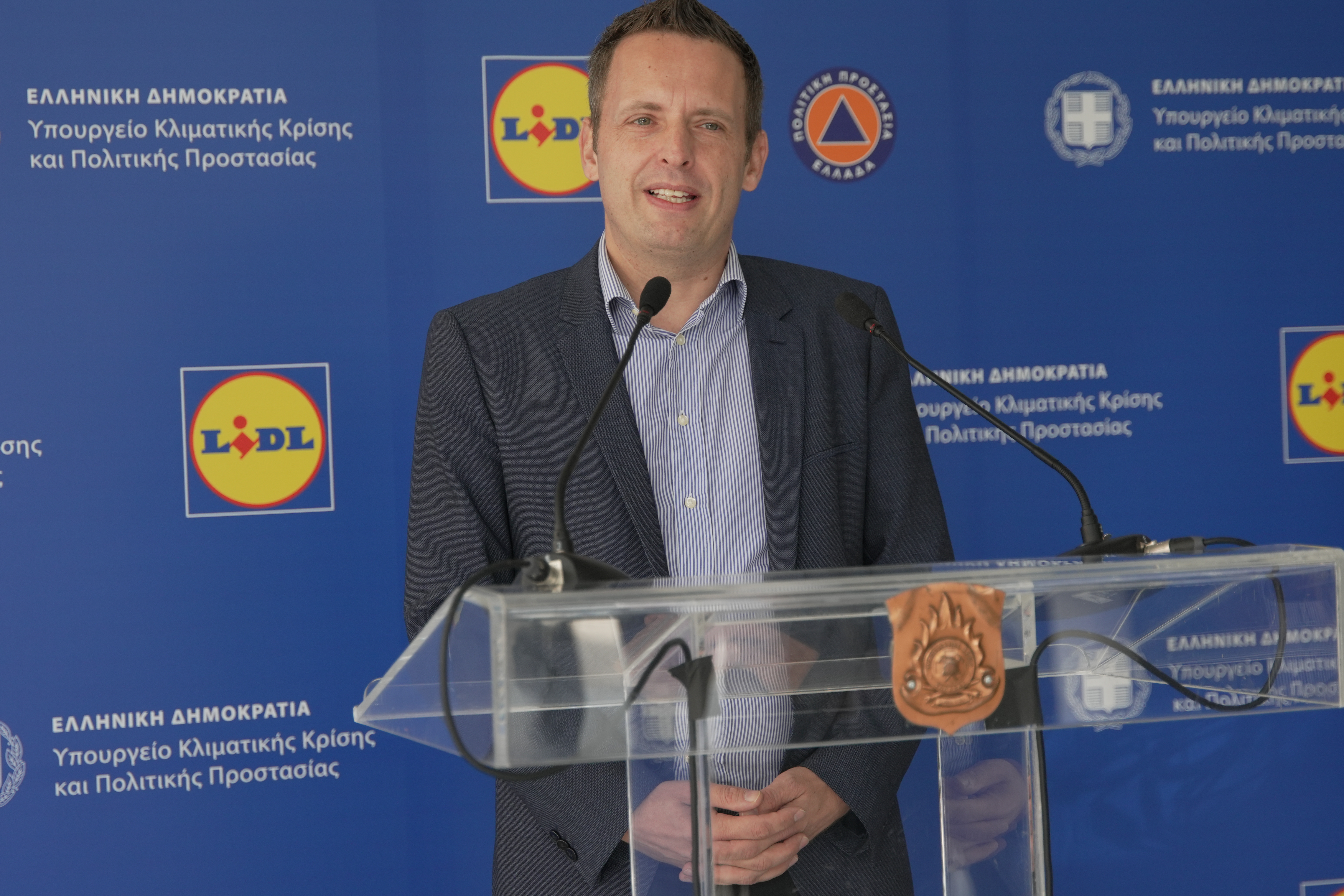 Εγκαίνια του Κόμβου Αντιμετώπισης Κρίσεων – Μια σημαντική δωρεά της LIDL Ελλάς για την ενίσχυση της Πολιτικής Προστασίας