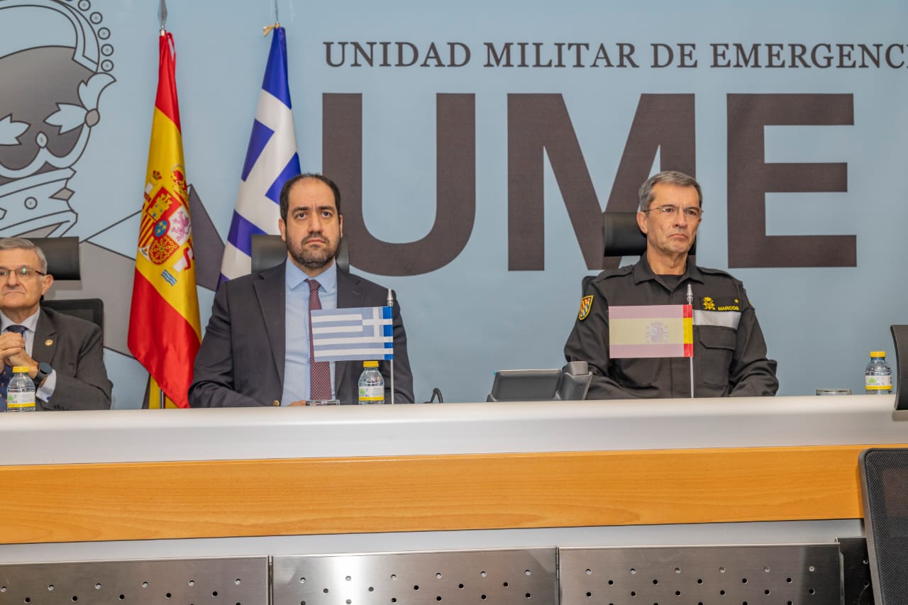 Επίσκεψη του Υπουργού Κλιματικής Κρίσης και Πολιτικής Προστασίας Γιάννη Κεφαλογιάννη στη Μαδρίτη