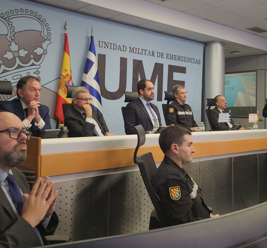 Επίσκεψη του Υπουργού Κλιματικής Κρίσης και Πολιτικής Προστασίας Γιάννη Κεφαλογιάννη στη Μαδρίτη