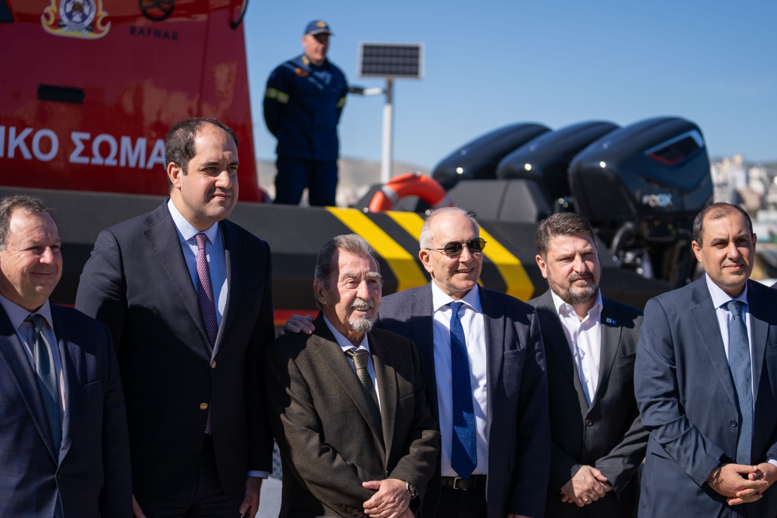 Παραλαβή 5 νέων πυροσβεστικών ταχύπλοων σκαφών άμεσης επέμβασης