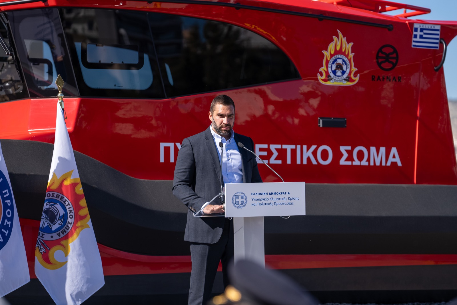 Παραλαβή 5 νέων πυροσβεστικών ταχύπλοων σκαφών άμεσης επέμβασης