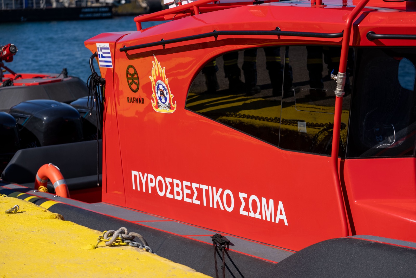 Παραλαβή 5 νέων πυροσβεστικών ταχύπλοων σκαφών άμεσης επέμβασης