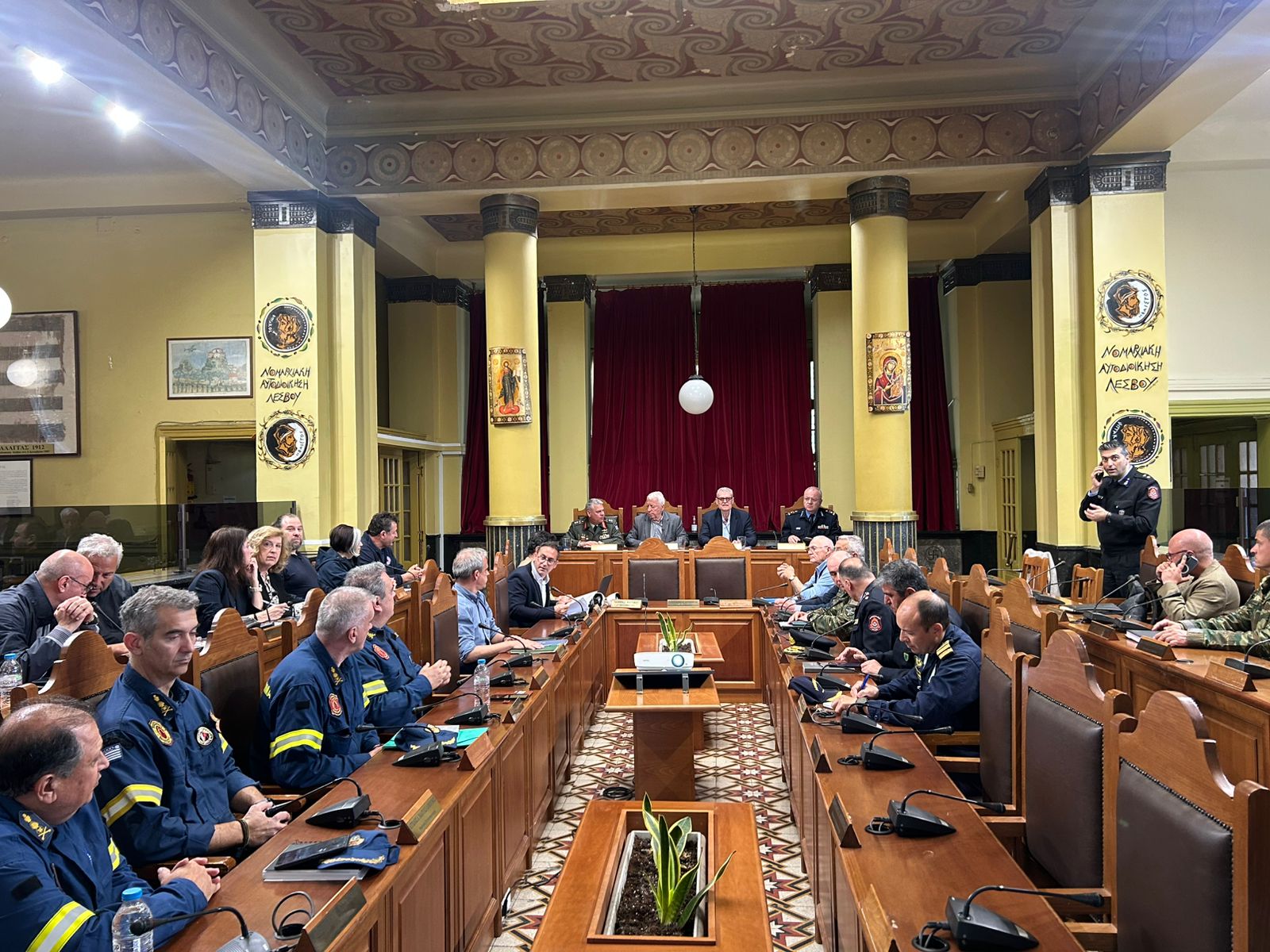 Ευρεία σύσκεψη υπό τον ΥΠΚΚΠΠ Ευάγγελο Τουρνά για την προετοιμασία της αντιπυρικής περιόδου στην Περιφέρεια Βορείου Αιγαίου  «Έμφαση στην πρόληψη, τους καθαρισμούς και τον περιορισμό των ενάρξεων των πυρκαγιών