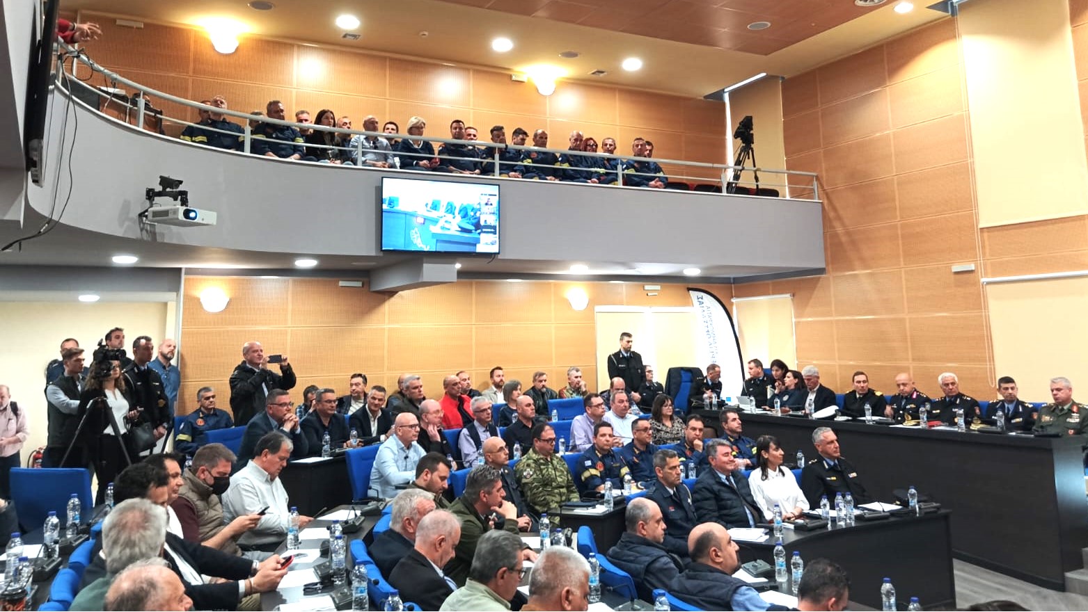 Ευρεία σύσκεψη υπό τον ΥΠΚΚΠΠ Ευάγγελο Τουρνά, για την προετοιμασία της αντιπυρικής περιόδου στην Περιφέρεια Θεσσαλίας. «Μένουμε σταθεροί στο δόγμα της επιτήρησης, της έγκαιρης προειδοποίησης και της άμεσης απόκρισης»