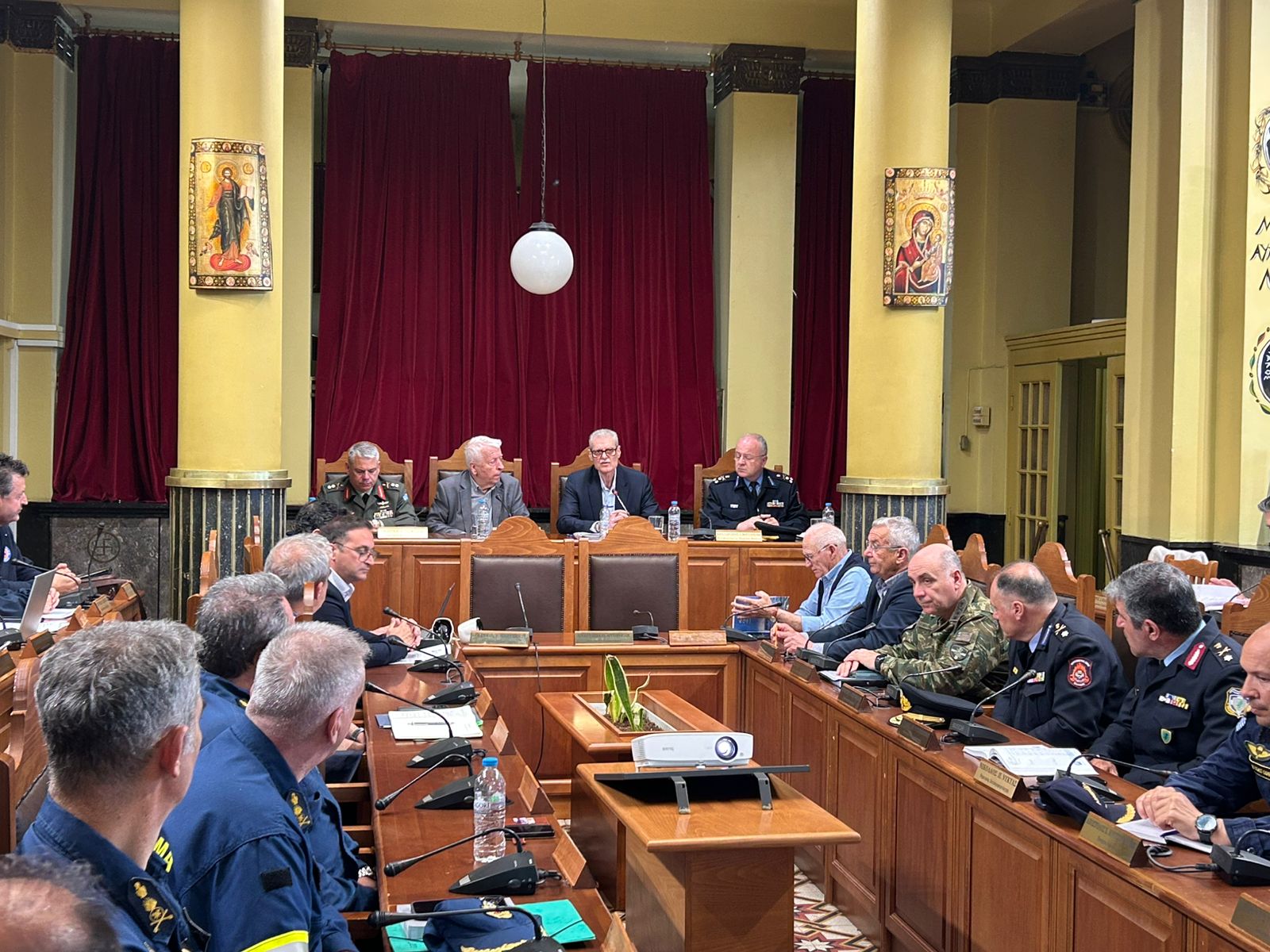 Ευρεία σύσκεψη υπό τον ΥΠΚΚΠΠ Ευάγγελο Τουρνά για την προετοιμασία της αντιπυρικής περιόδου στην Περιφέρεια Βορείου Αιγαίου  «Έμφαση στην πρόληψη, τους καθαρισμούς και τον περιορισμό των ενάρξεων των πυρκαγιών