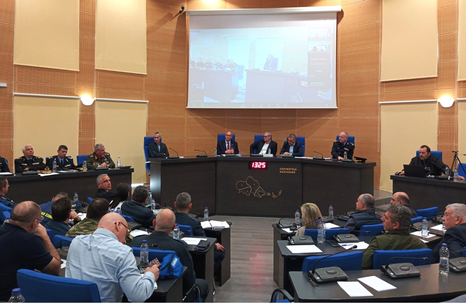 Ευρεία σύσκεψη υπό τον ΥΠΚΚΠΠ Ευάγγελο Τουρνά, για την προετοιμασία της αντιπυρικής περιόδου στην Περιφέρεια Θεσσαλίας. «Μένουμε σταθεροί στο δόγμα της επιτήρησης, της έγκαιρης προειδοποίησης και της άμεσης απόκρισης»