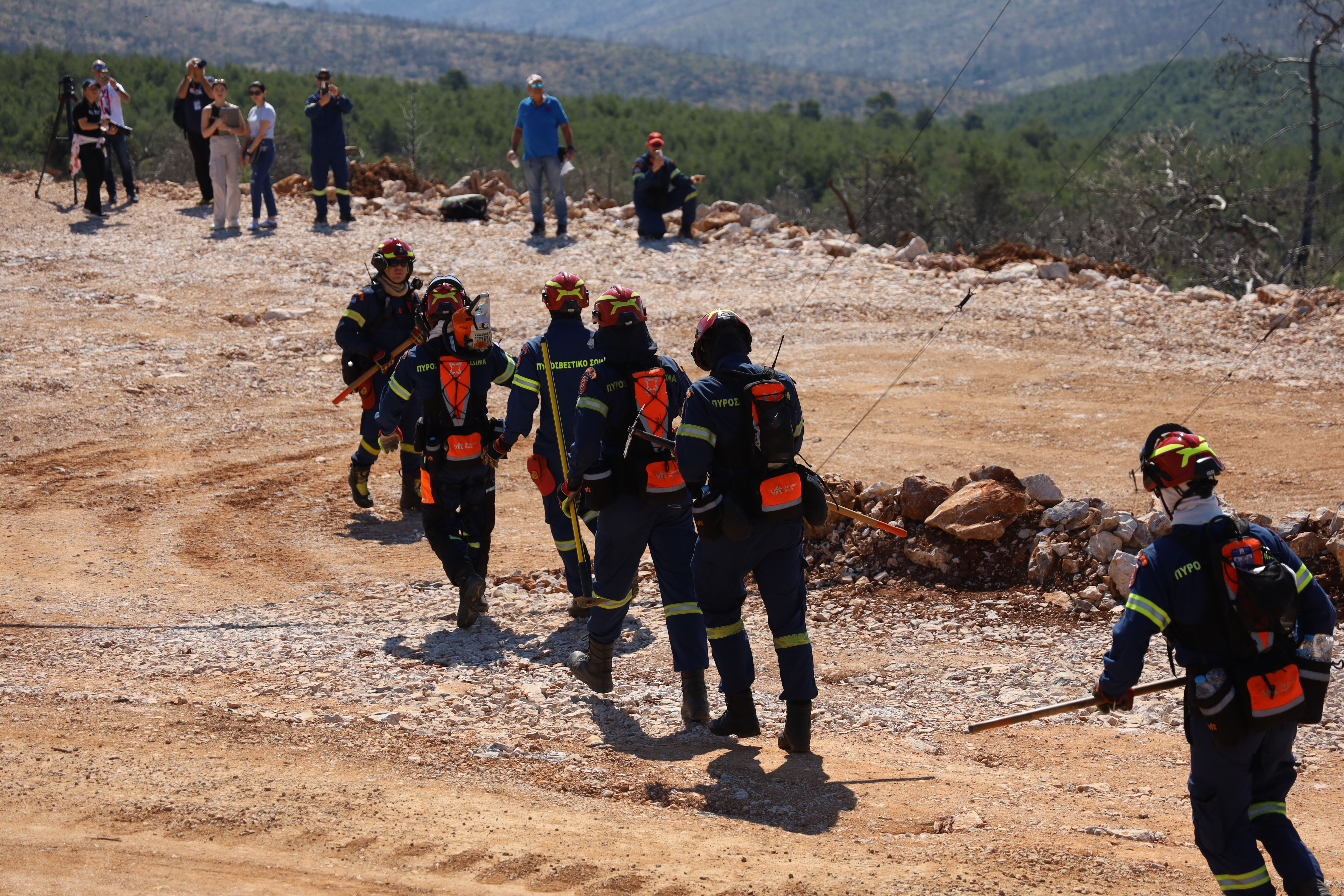 Παρουσία Υπουργού Κλιματικής Κρίσης και Πολιτικής Προστασίας Ευάγγελου Τουρνά στην άσκηση «ΔΙΑ ΠΥΡΟΣ 2026»