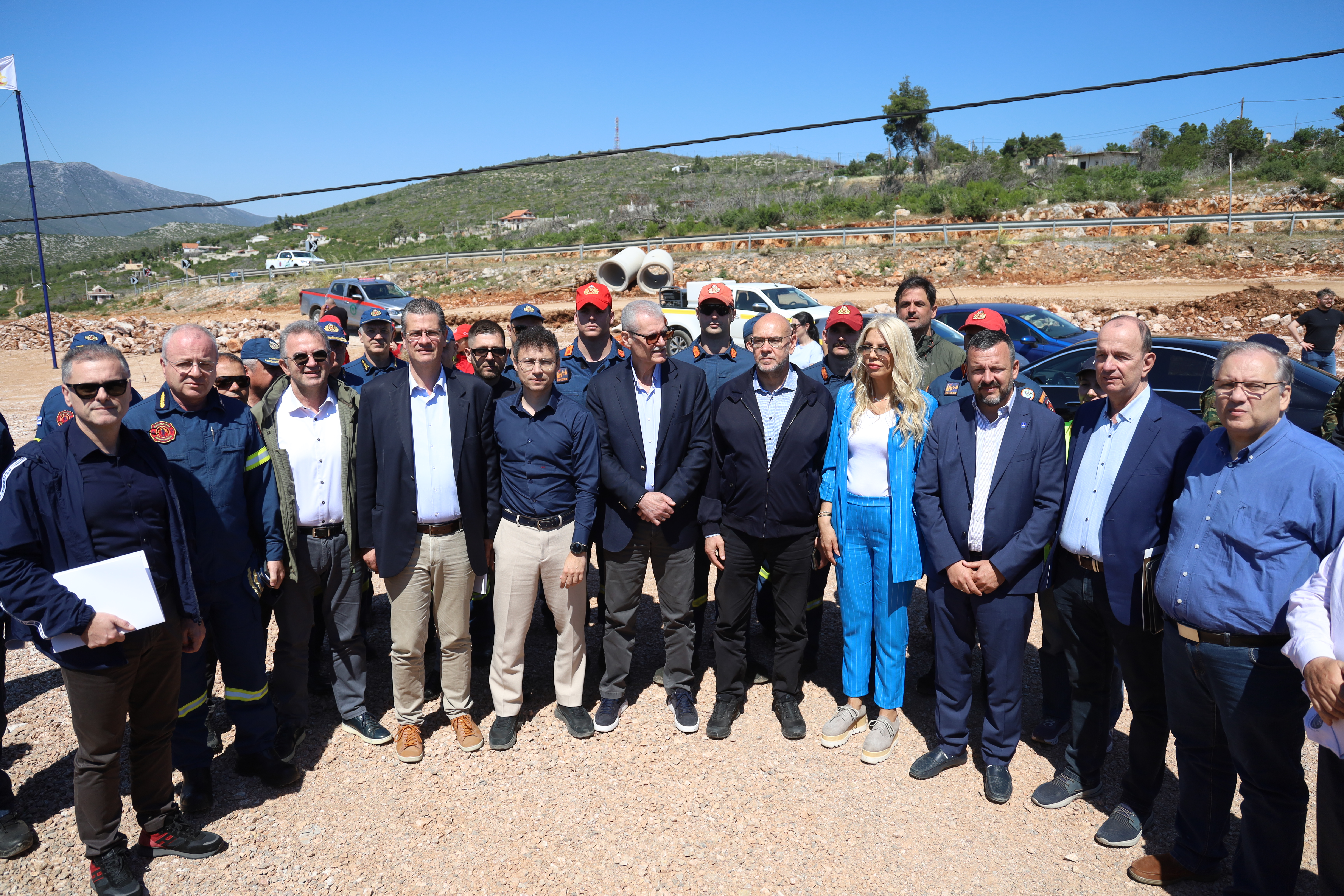 Παρουσία Υπουργού Κλιματικής Κρίσης και Πολιτικής Προστασίας Ευάγγελου Τουρνά στην άσκηση «ΔΙΑ ΠΥΡΟΣ 2026»