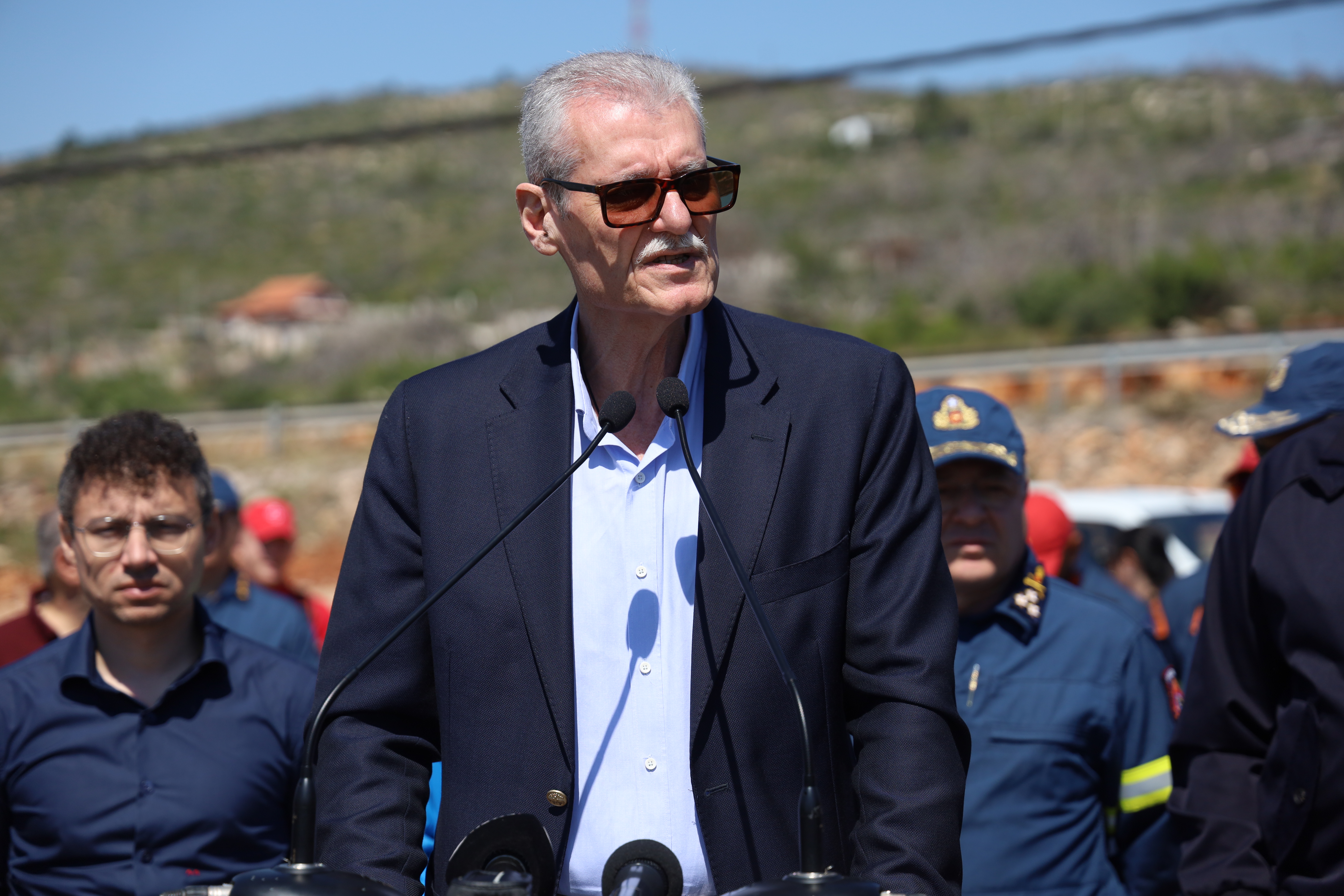 Παρουσία Υπουργού Κλιματικής Κρίσης και Πολιτικής Προστασίας Ευάγγελου Τουρνά στην άσκηση «ΔΙΑ ΠΥΡΟΣ 2026»