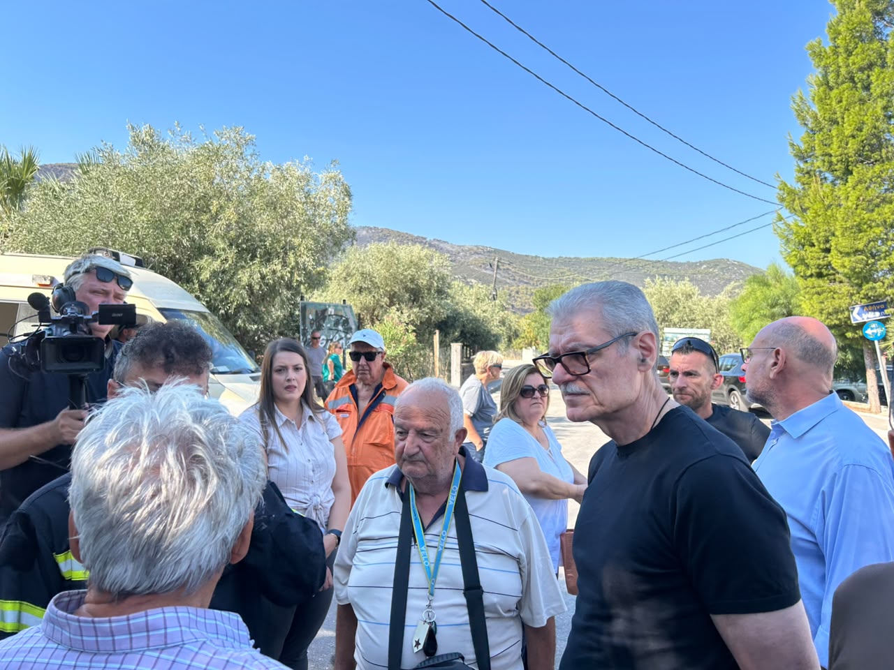 Επίσκεψη του Υπουργού Κλιματικής Κρίσης και Πολιτικής Προστασίας Ευάγγελου Τουρνά στο Πόρτο Γερμενό