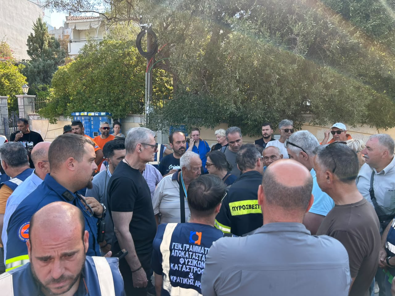 Επίσκεψη του Υπουργού Κλιματικής Κρίσης και Πολιτικής Προστασίας Ευάγγελου Τουρνά στο Πόρτο Γερμενό