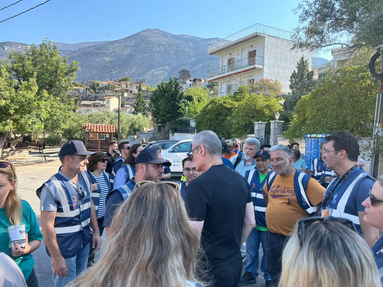 Επίσκεψη του Υπουργού Κλιματικής Κρίσης και Πολιτικής Προστασίας Ευάγγελου Τουρνά στο Πόρτο Γερμενό