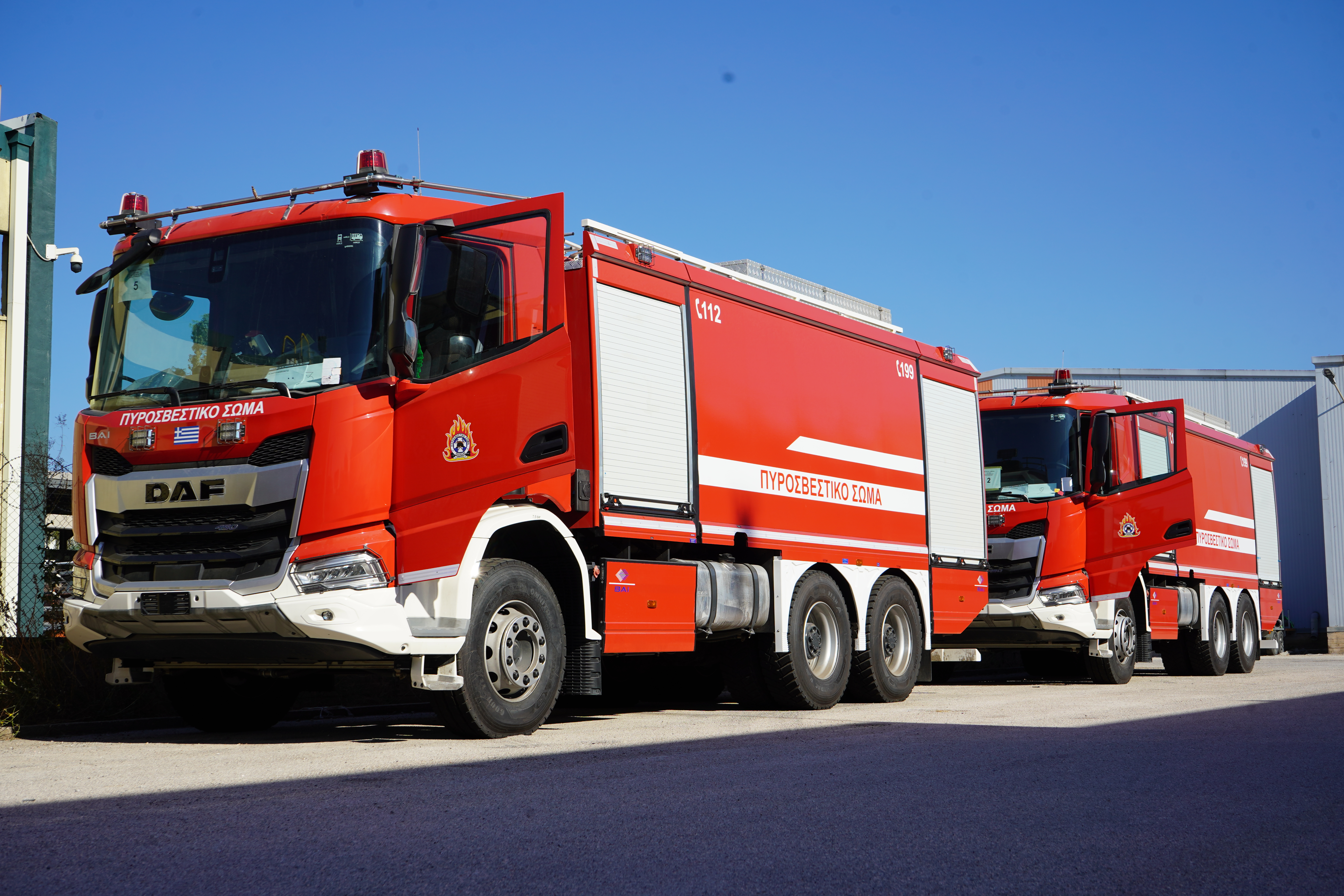 Παρελήφθησαν και κατανέμονται 14 νέα υδροφόρα πυροσβεστικά οχήματα 12.000 λίτρων στο Πυροσβεστικό Σώμα