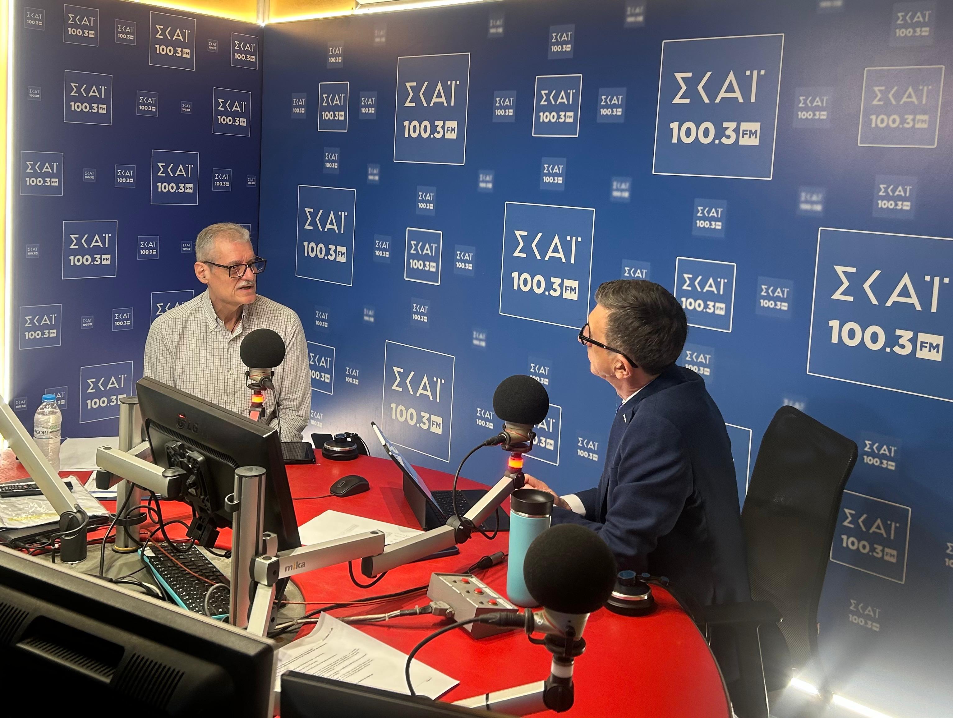 Ευ. Τουρνάς στον ΣΚΑΪ FM: 3.083 πυρκαγιές από την έναρξη της αντιπυρικής – 830 μόνο τον Αύγουστο – «Οι επόμενες ημέρες είναι δύσκολες, αυτή τη στιγμή τα πάντα είναι δυναμίτης»
