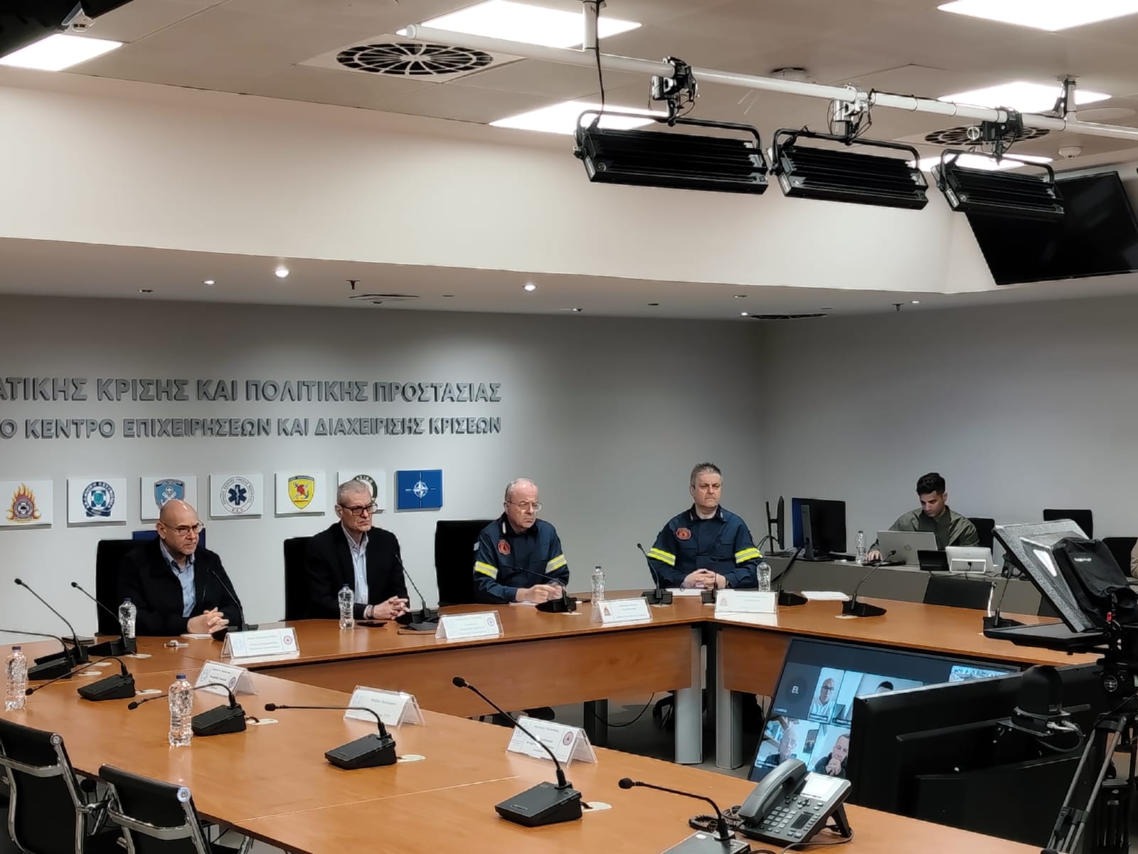 Συνεδρίαση Επιτροπής Εκτίμησης Κινδύνου για την κακοκαιρία στην Κρήτη