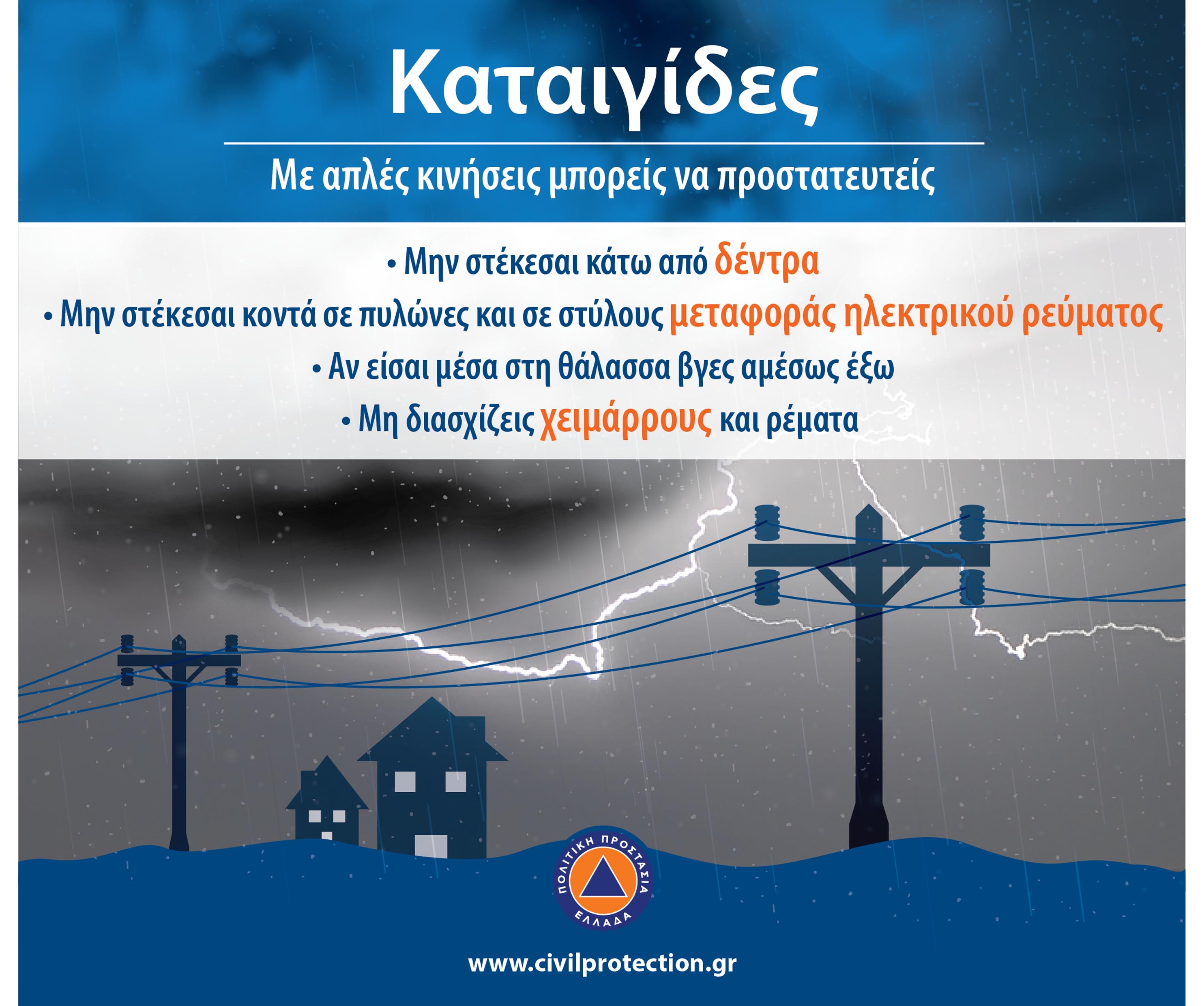 Ψηφιακή κάρτα για καταιγίδες - civilprotection.gov.gr